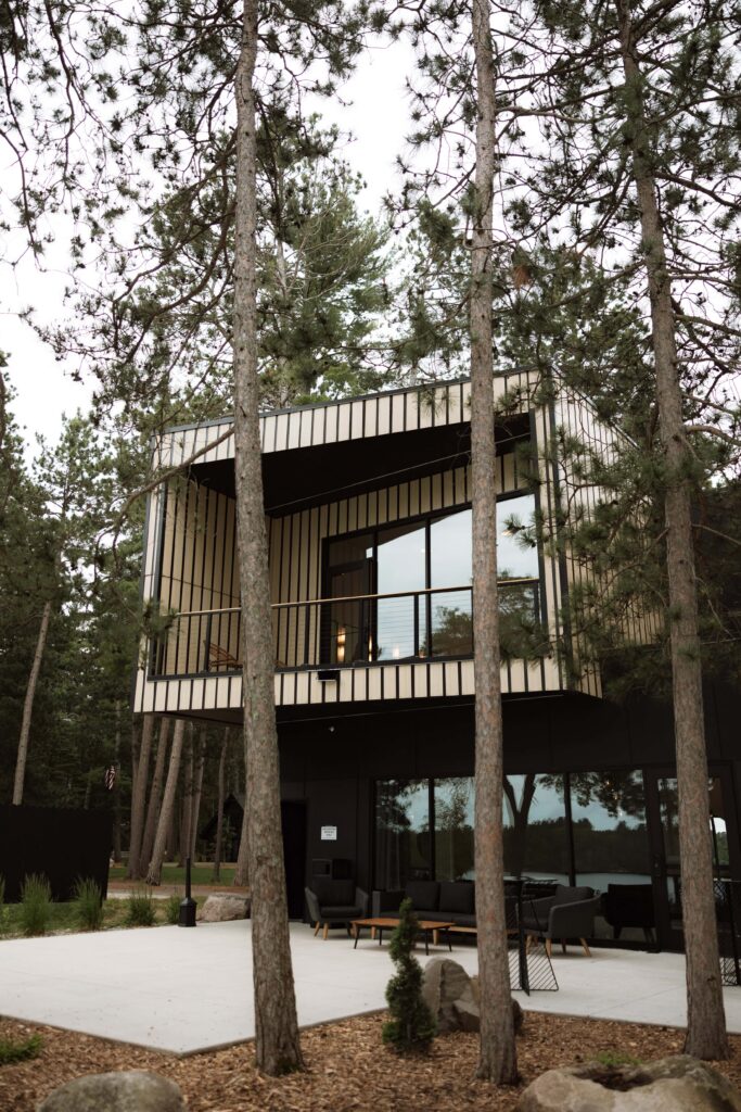 Architecture at Catalyst by Nature Link in Nisswa, Minnesota.