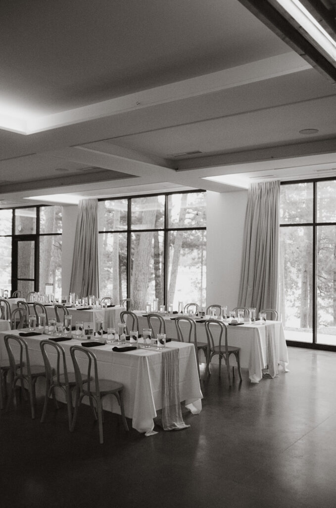 Reception space at Catalyst shot on 35mm film.
